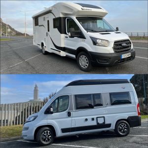 autocaravanas grandes pequeñas